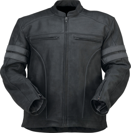 Remedy Leather Jacket - Black - 3XL