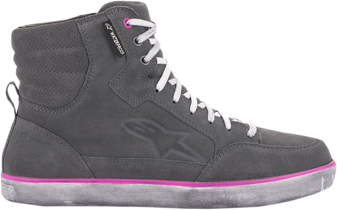 J-6 Waterproof Women\'s Shoes - Gray/Pink - US 10.5