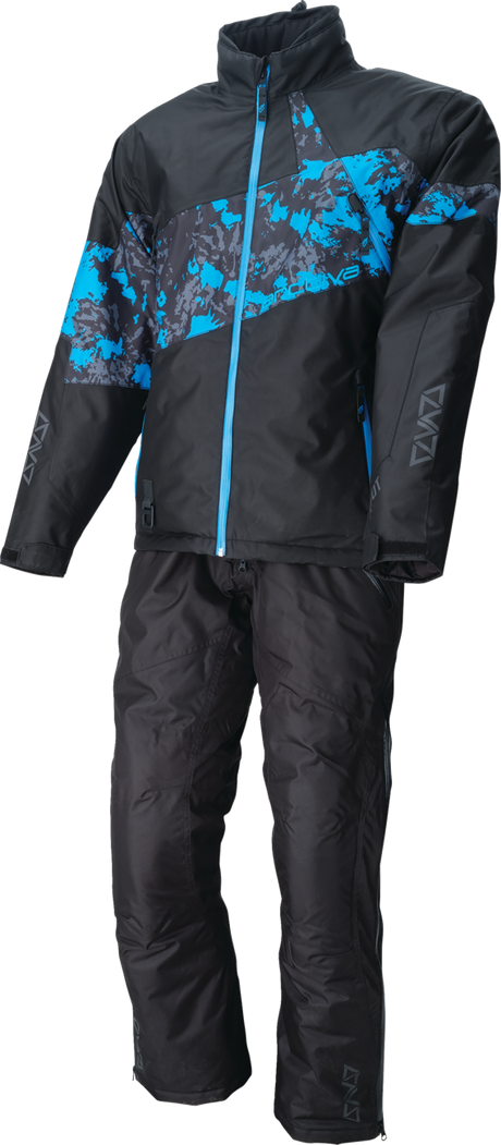 Pivot 7 Jacket - Camo Black/Blue - Small