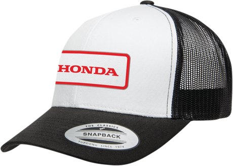 Honda Throwback Hat - Black/White