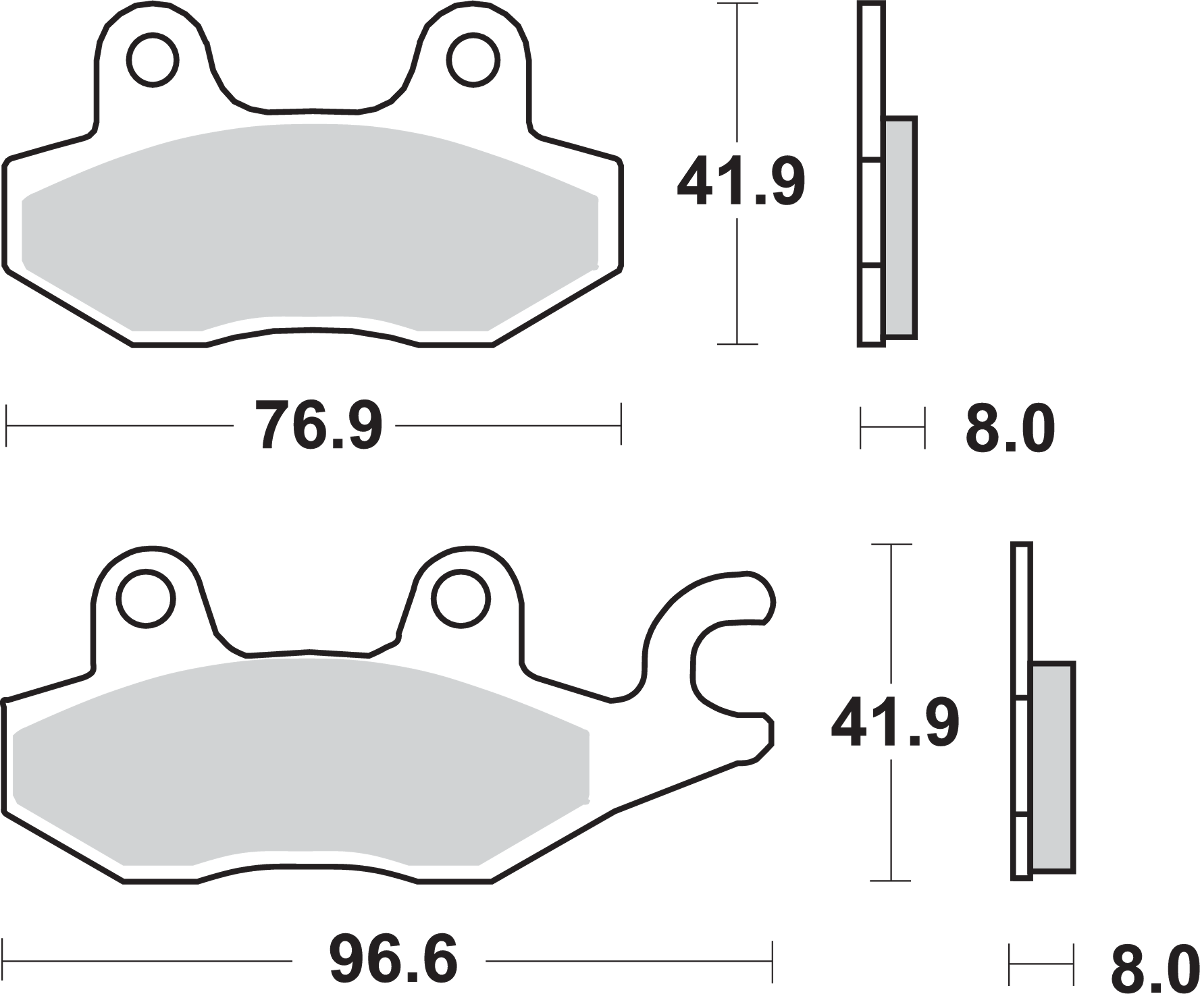 HF Brake Pads 2019 - 2023