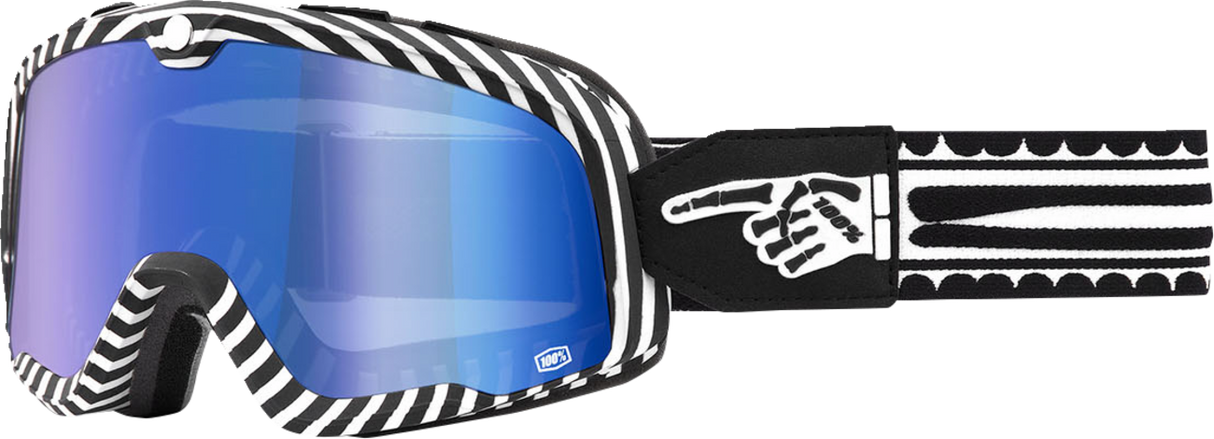 Barstow Goggles - Death Spray - Blue Mirror