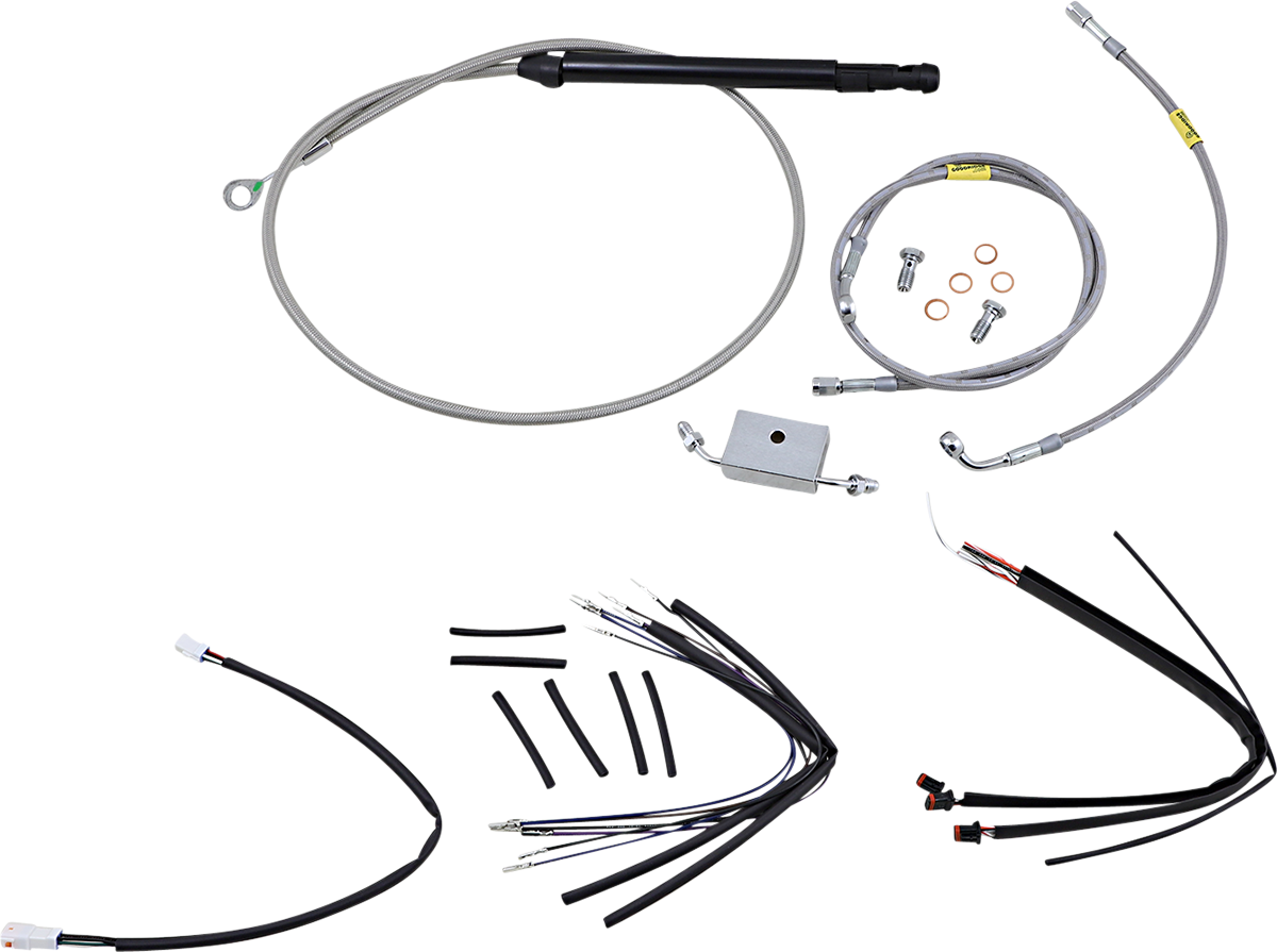 Control Kit - 18\" Gorilla Handlebars - Stainless 2018 - 2024