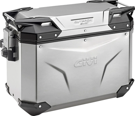 Outback Evo Side Case - Right - 48 Liter - Silver