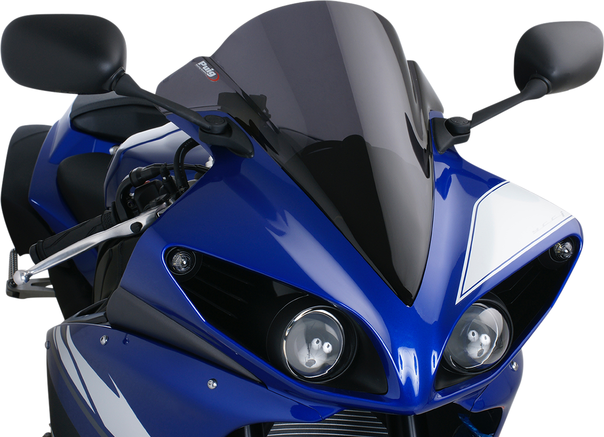 Race Windscreen - 17-3/4\" - Dark Smoke - YZF-R1 2009 - 2014