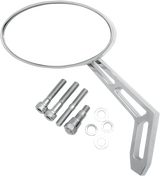 Mirror - Weekend Warrior - Side View - Cut-Out - Oval - Chrome - Left