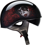 Vagrant Helmet - Red Catrina - Black/Red - XS