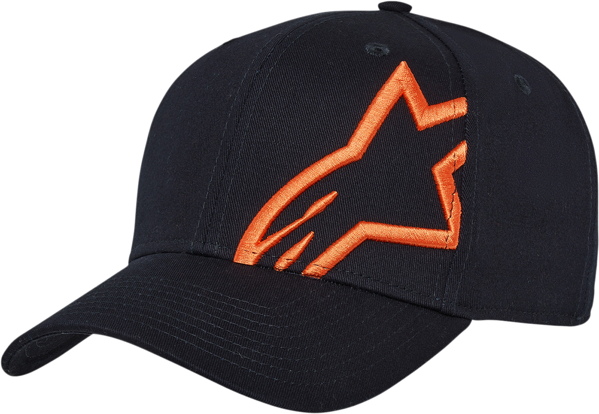 Corp Snap 2 Hat - Navy/Orange - One Size