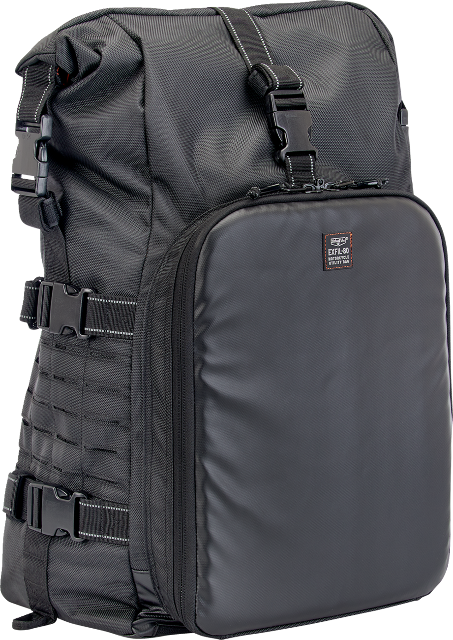 EXFIL-80 Motorcycle Bag - Gen 2 - Black