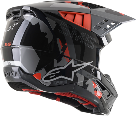 SM5 Helmet - Rover - Gray/Red - Medium