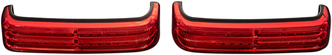 Saddlebag LED Lights - Sequential - Black/Red 2014 - 2024