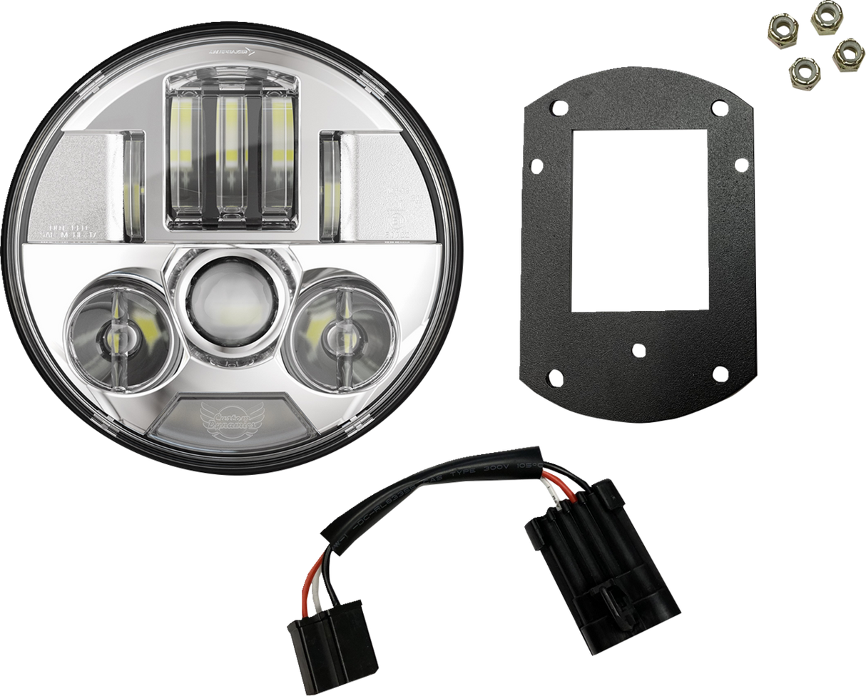 ProBEAM® Headlight Kit - 5-3/4\" - Chrome - FXLRST/FXRST 2022 - 2024