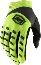 Youth Airmatic Gloves - Fluo Yellow/Black - Small