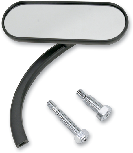 Mirror - Micro - Mini - Side View - Oval - Black - Right