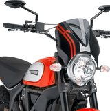 New Generation Windscreen - 12-1/4\" - Smoke - Scrambler 2015 - 2023