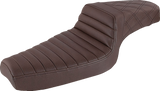 Step-Up Seat - Front Tuck-n-Roll/Rear Lattice Stitch - Brown 1979 - 2003