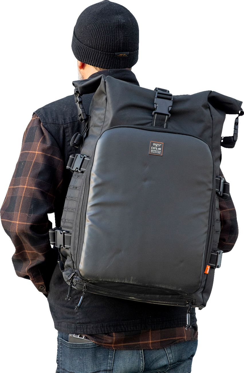 EXFIL-80 Motorcycle Bag - Gen 2 - Black