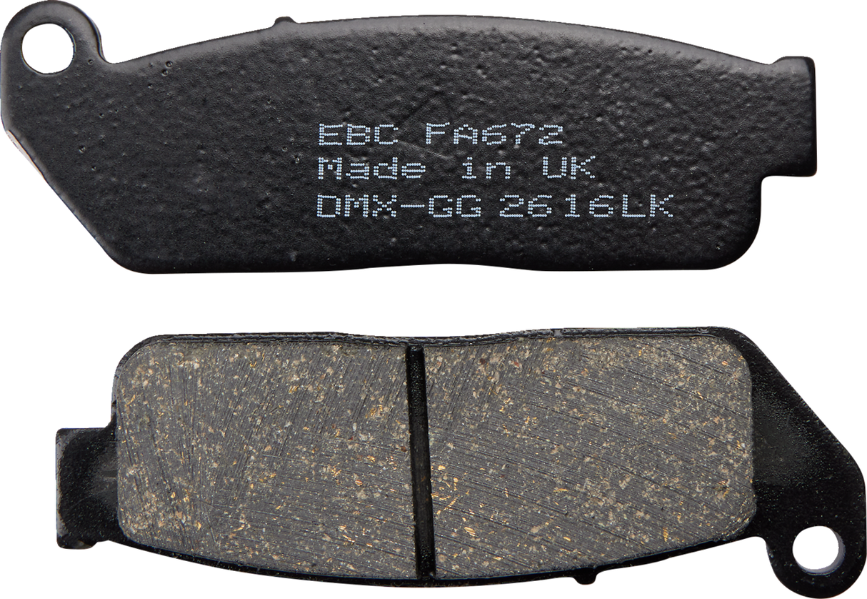 Organic Brake Pads - Scout - FA672 2015 - 2016