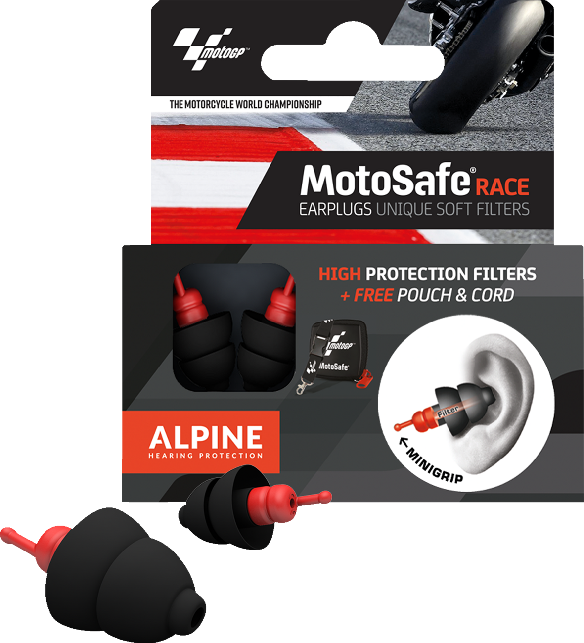 MotoGP Motosafe Earplugs - Race