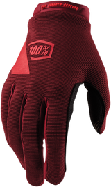 Women\'s Ridecamp Gloves - Brick - Small