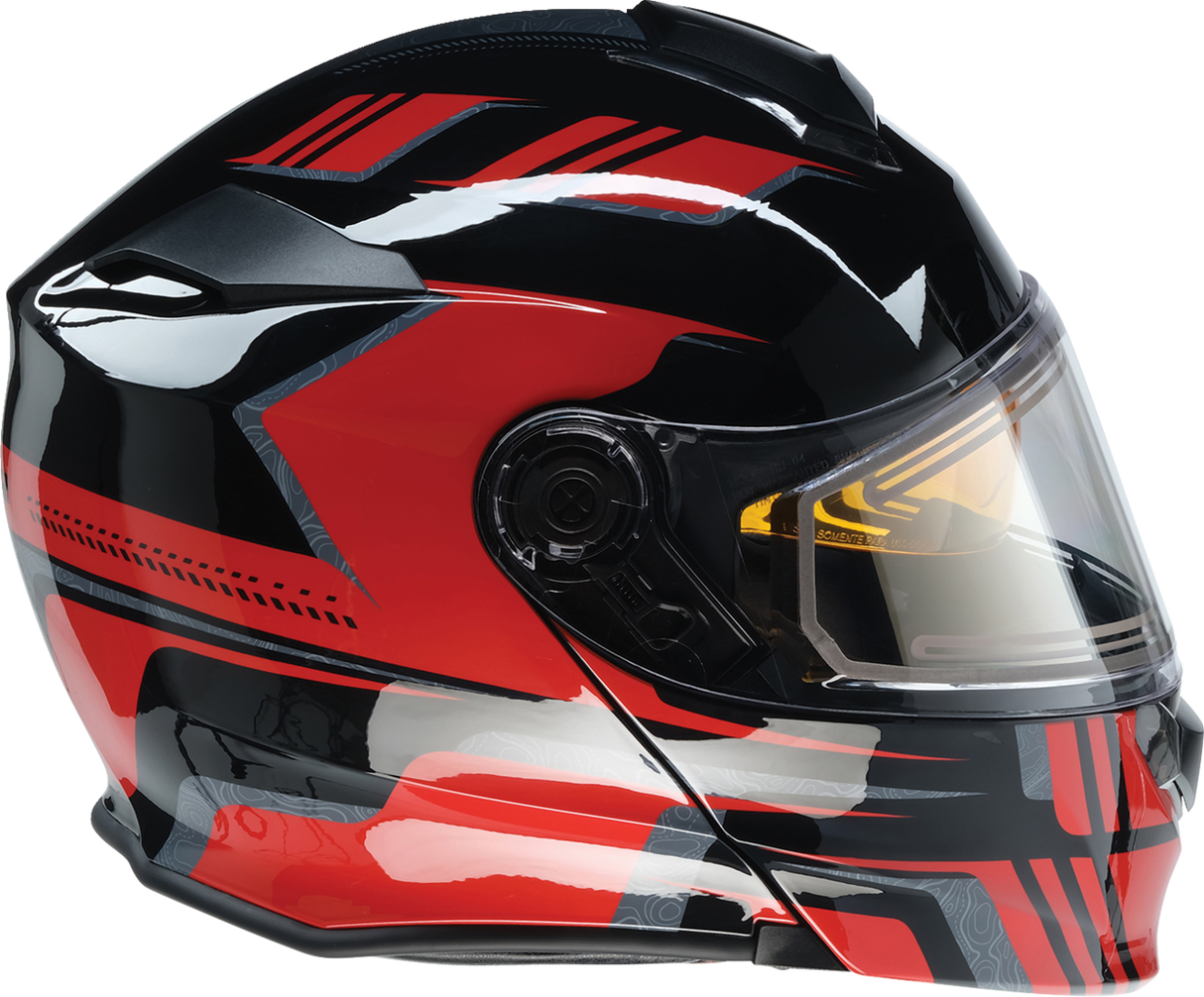 Solaris Snow Helmet - First Tracks - Black/Red - XS