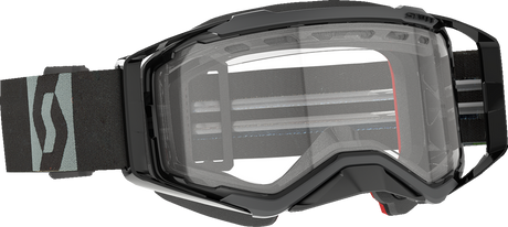 Prospect Snow Cross Goggle - Black/Gray - Dual Lens - Clear