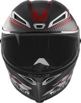 Pista GP RR Helmet - Intrepido - Matte Carbon/Black/Red - Small