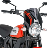 New Generation Windscreen - 12-1/4\" - Dark Smoke - Scrambler 2015 - 2023