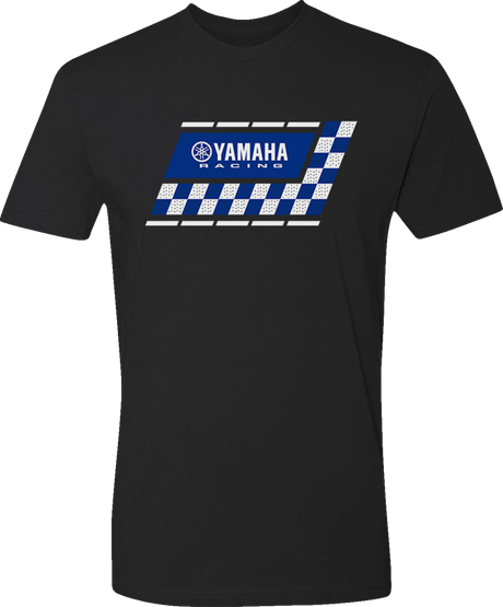 Yamaha Racing Check T-Shirt - Black - Large