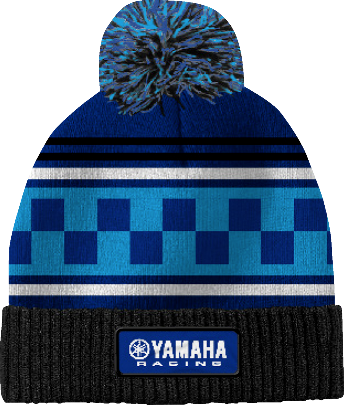 Yamaha Racing Pom Beanie - Black/Blue