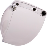 Flip-Up Bubble Shield - 3-Snap - Clear