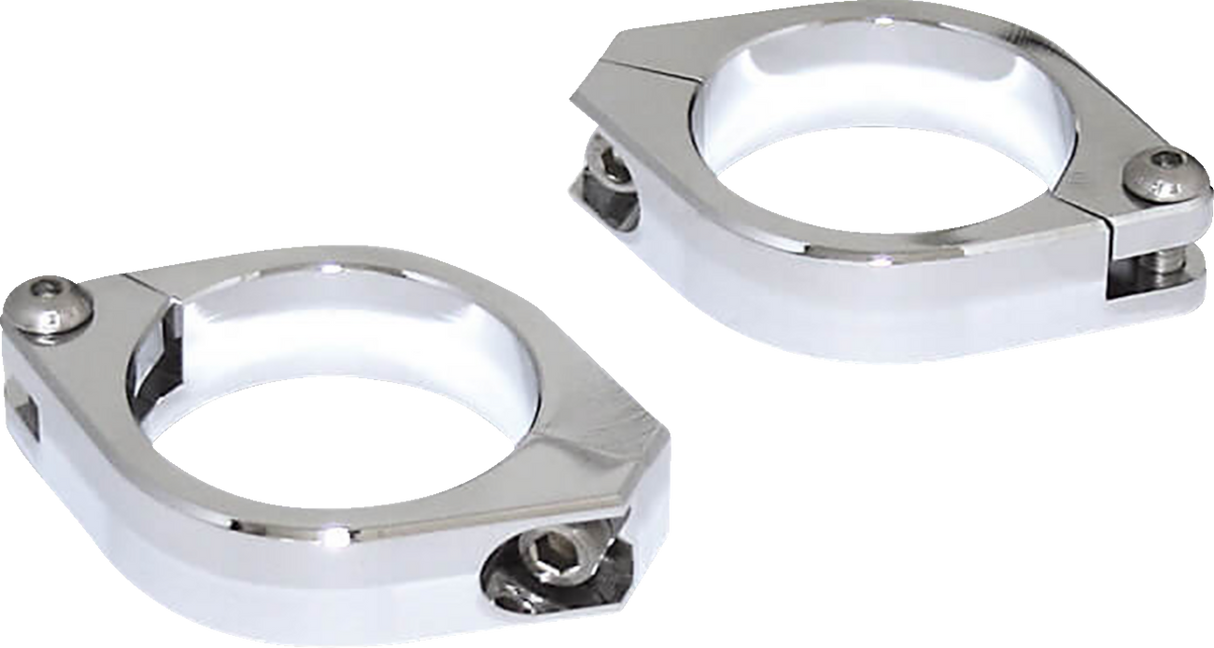 Fork Clamps - 38-41 mm - Chrome