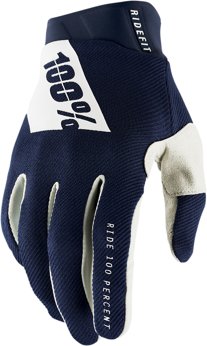 Ridefit Gloves - Navy/White - Small