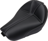 Dominator Solo Seat - w/o Backrest - Black w/ Gray Stitching - XL \'04-\'20 2004 - 2020