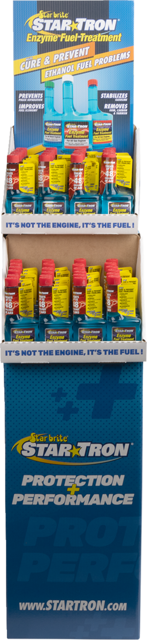 Enzyme Fuel Treatment - 8 U.S. fl oz Each - 48 Pack with Display