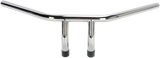 Handlebar - T-Bar - 6\" - Dimpled - Chrome