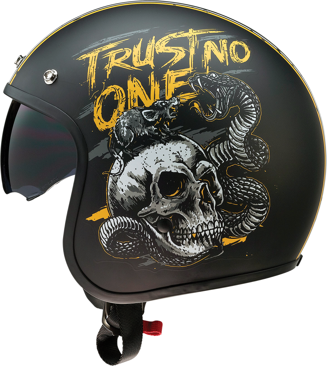 Saturn Helmet - Trust No One - Black/Yellow - Large