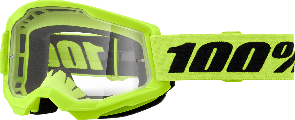 Strata 2 Goggle - Neon Yellow - Clear