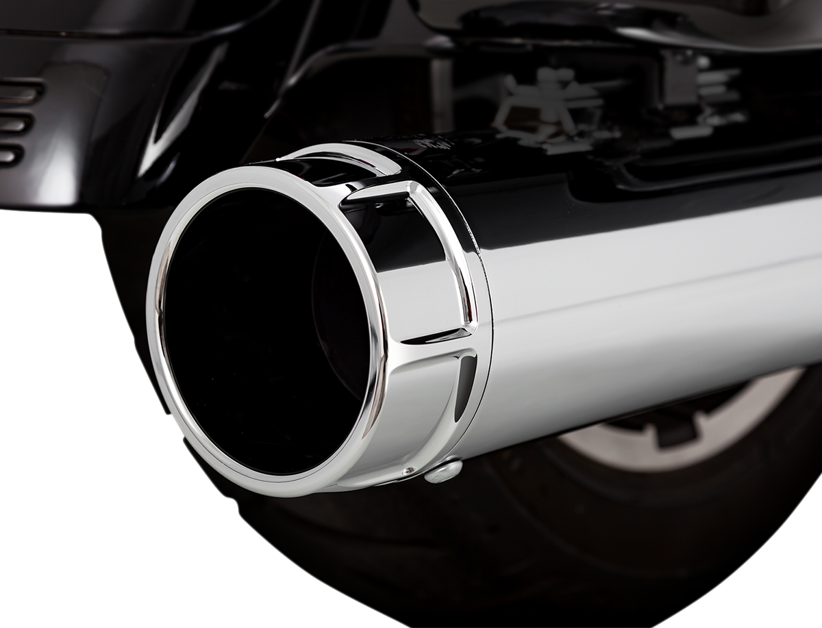 4-1/2\" Torquer Slip-On Mufflers - Chrome 2017 - 2024