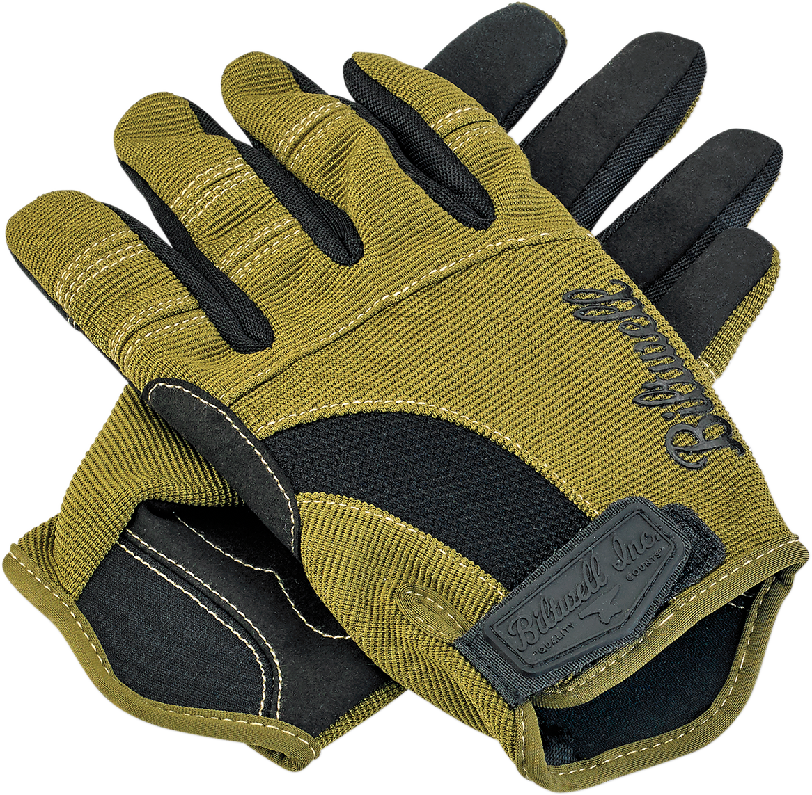 Moto Gloves - Olive/Black - Large