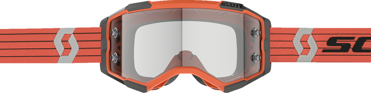 Fury Goggle - Orange/Gray - Clear