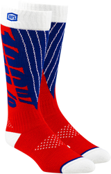 Torque Comfort Moto Socks - Red/Blue - Small/Medium