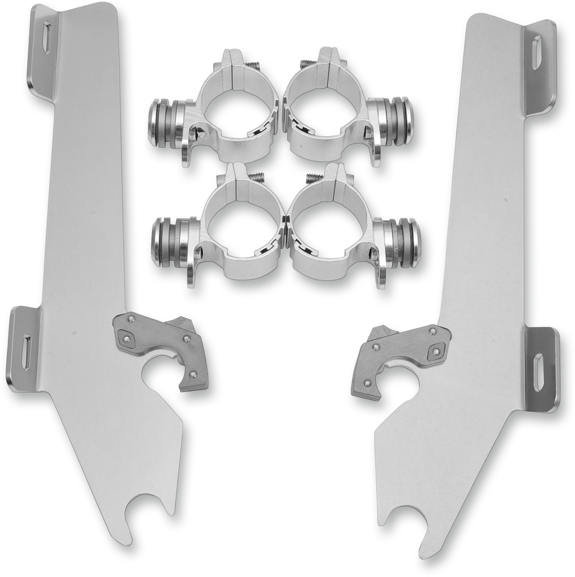 Batwing Trigger Lock Mounting Kit - Vegas - Polished 2004 - 2013