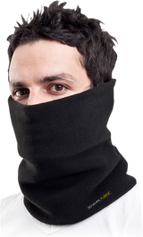 Fleece Double Layer Neckgaiter - Black