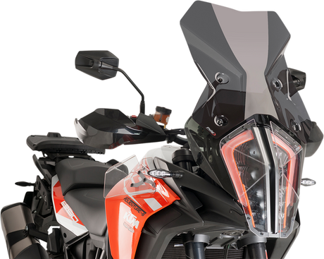 Race Windscreen - 19-3/8\" - Dark Smoke - KTM 2017 - 2020