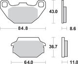 HF Brake Pads 2002 - 2012