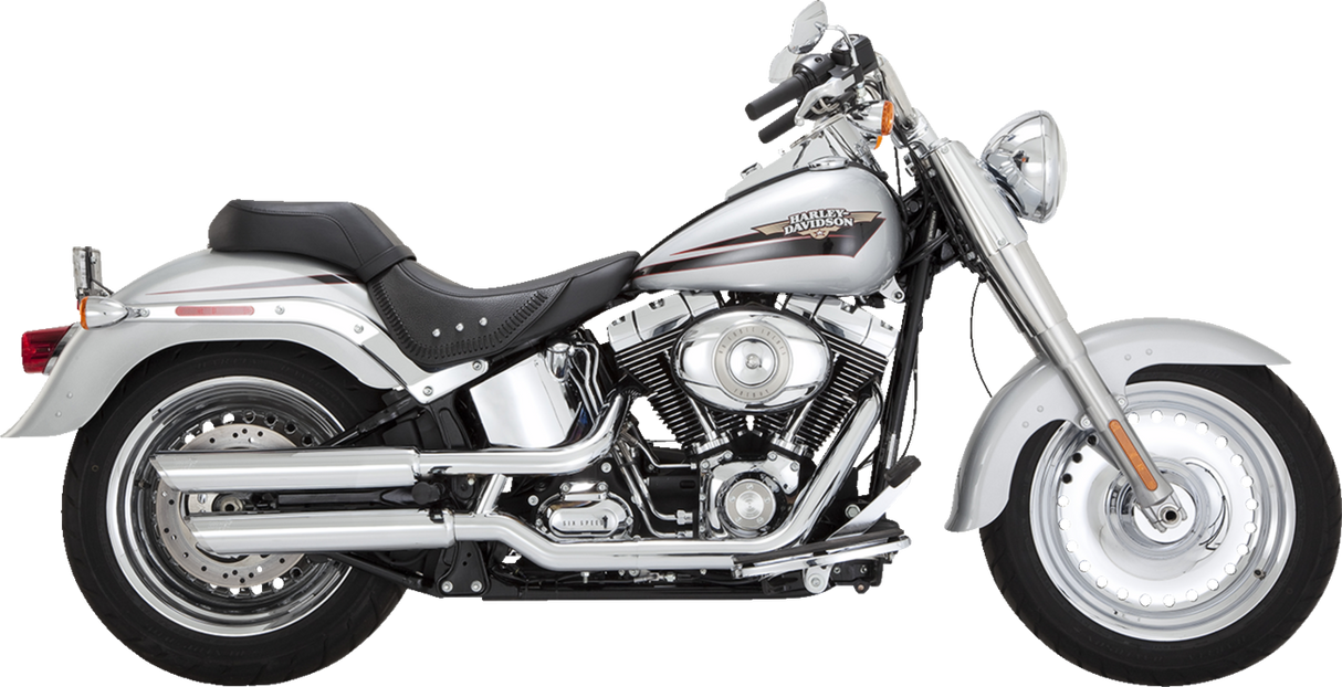 3\" Twin Slash Slip-On Muffler - Chrome 2010 - 2017