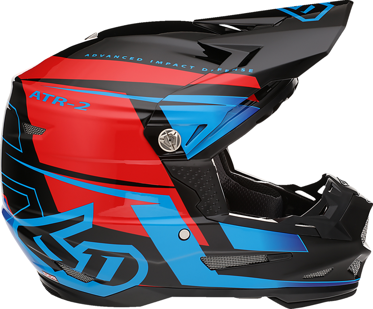 ATR-2 Helmet - Mach - Blue/Red/Black - Small