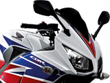 Race Windscreen - 12-3/8\" - Black - CBR300R 2015 - 2016