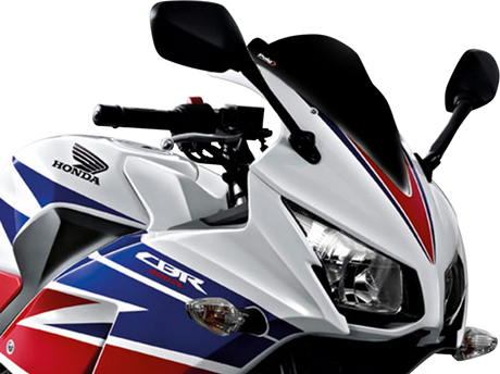 Race Windscreen - 12-3/8\" - Black - CBR300R 2015 - 2016